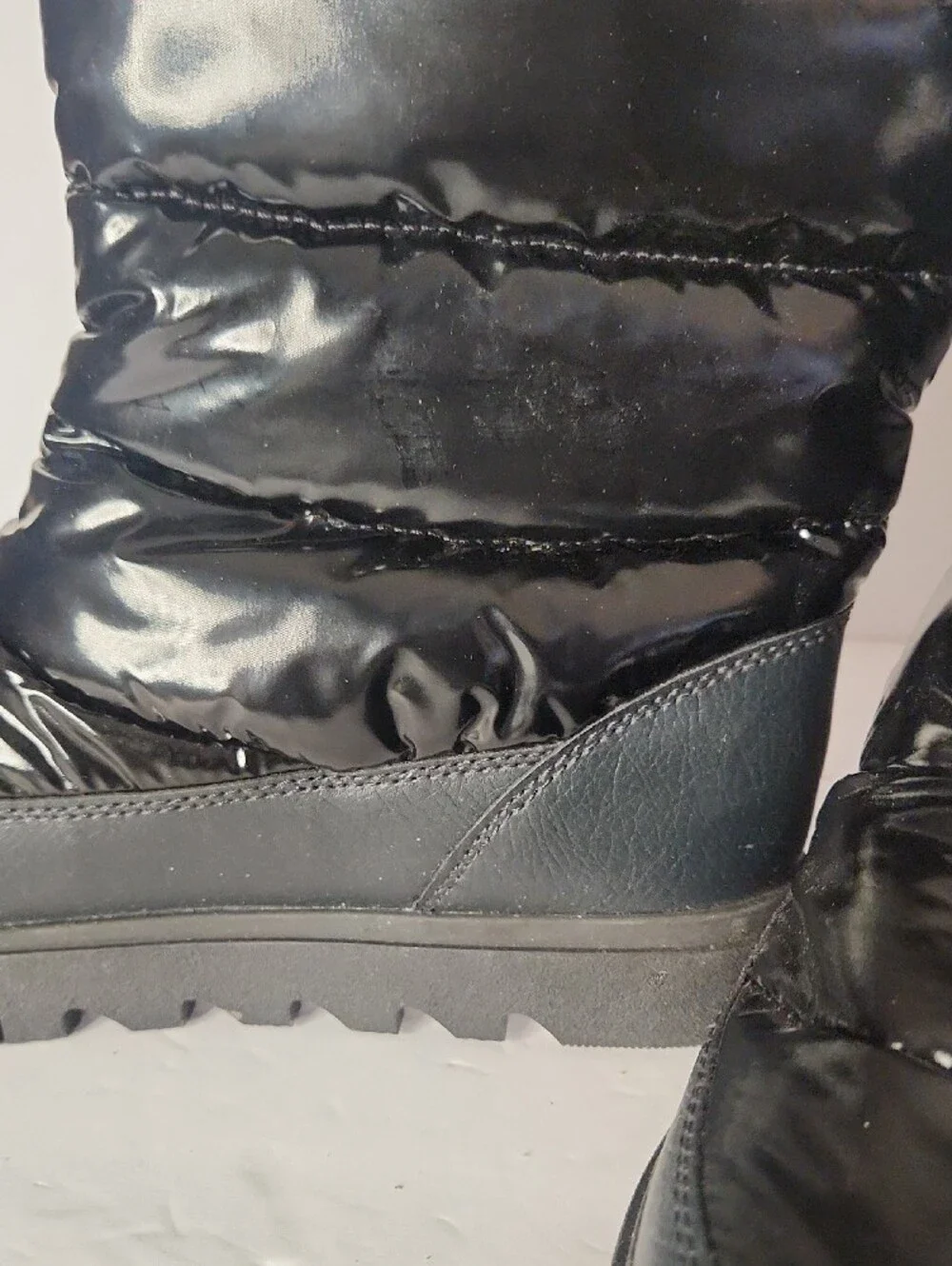 Sorel Joan Of Artic Black Puffer Snow Boot Size 8.5
